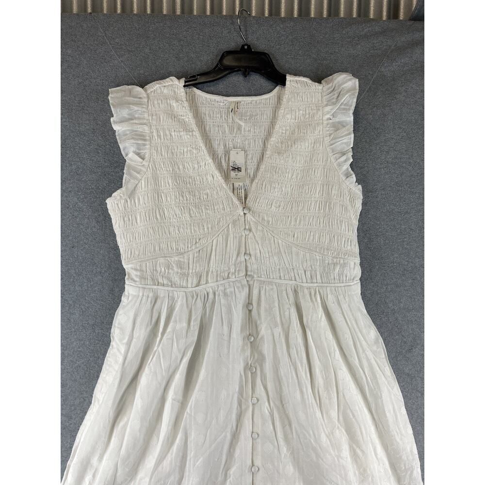 Anthropologie The Peregrine Midi Dress Size XL White - Picture 3 of 12